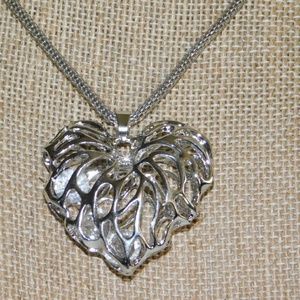 Fashion Women Plated Heart  Statement Chain, Penda